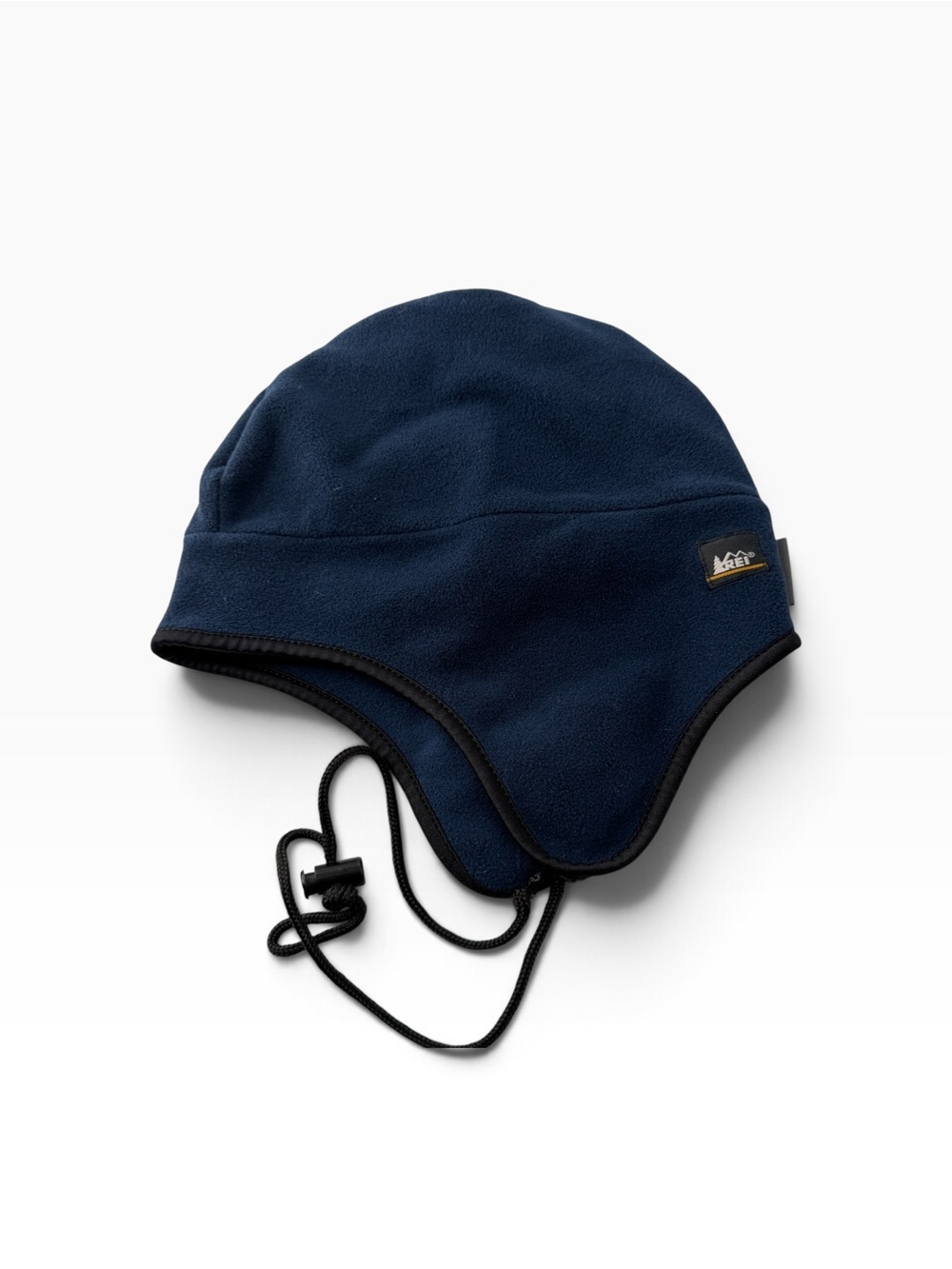 REI Men’s Navy Fleece Earflap Winter Gorpcore Cabincore Activewear Hat Size S